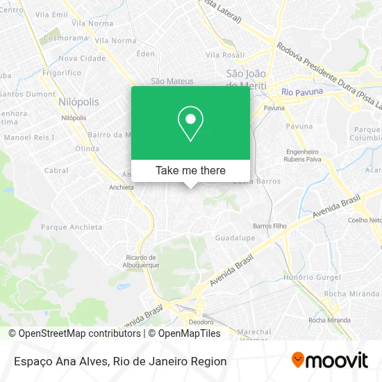 Espaço Ana Alves map