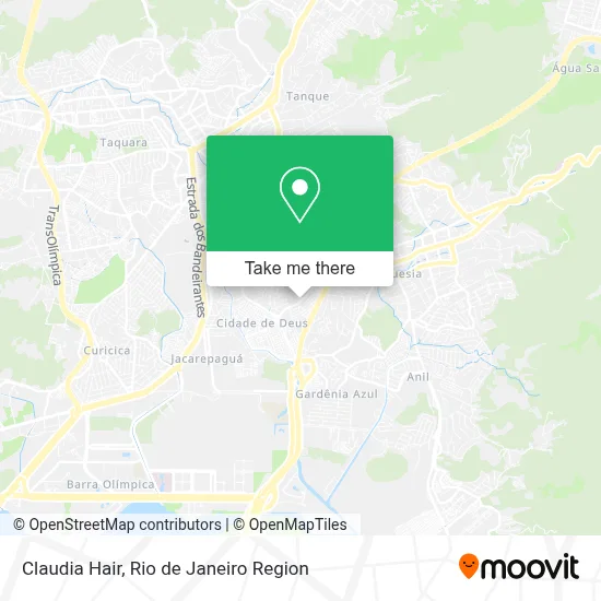 Claudia Hair map