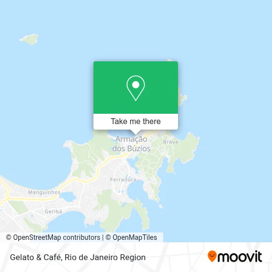 Gelato & Café map