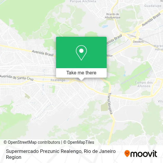 Supermercado Prezunic Realengo map