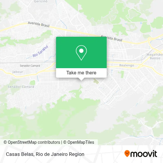 Casas Belas map