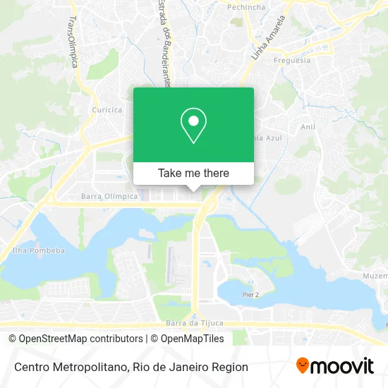 Centro Metropolitano map