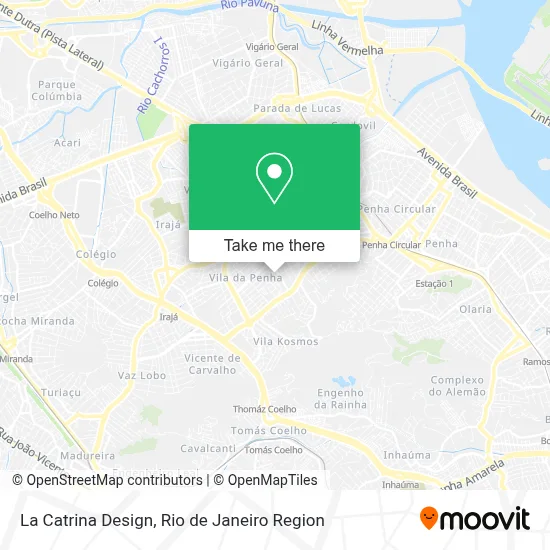 La Catrina Design map