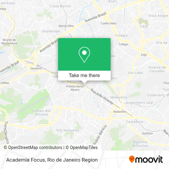 Academia Focus map