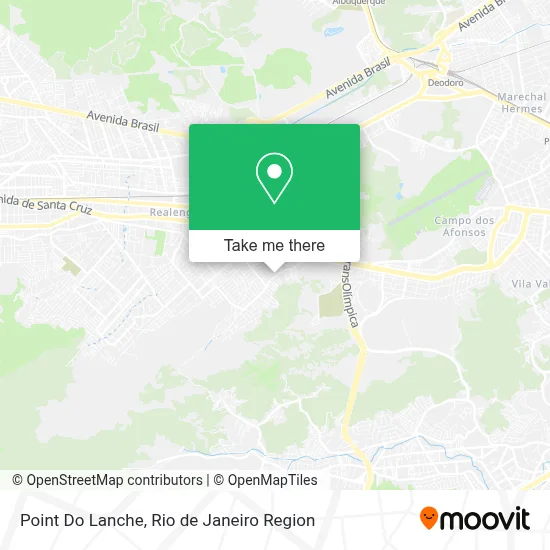 Point Do Lanche map