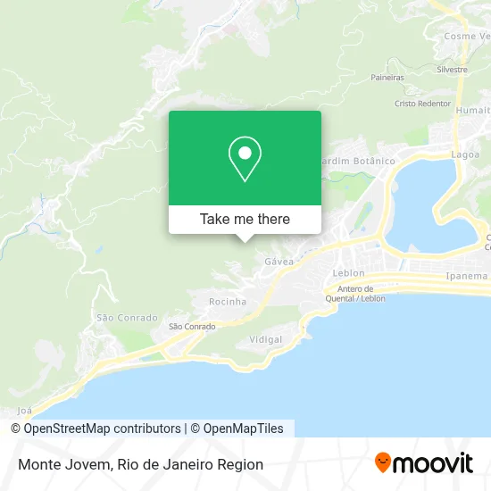 Monte Jovem map