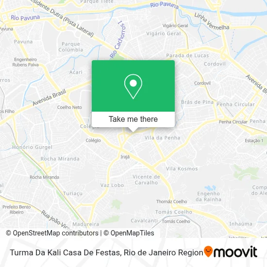 Turma Da Kali Casa De Festas map