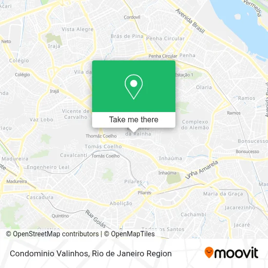 Condominio Valinhos map