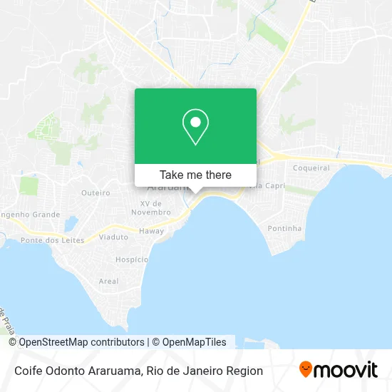 Coife Odonto Araruama map