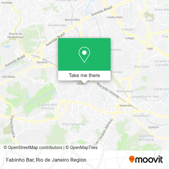 Fabinho Bar map
