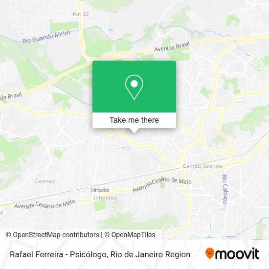 Rafael Ferreira - Psicólogo map