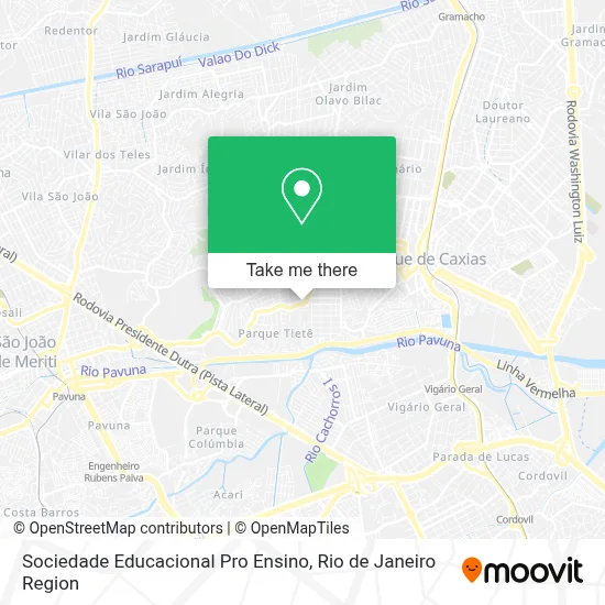 Sociedade Educacional Pro Ensino map