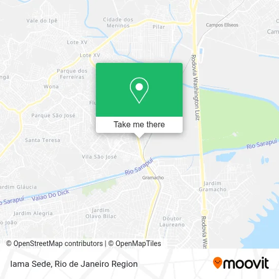 Iama Sede map