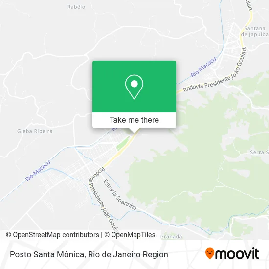 Posto Santa Mônica map