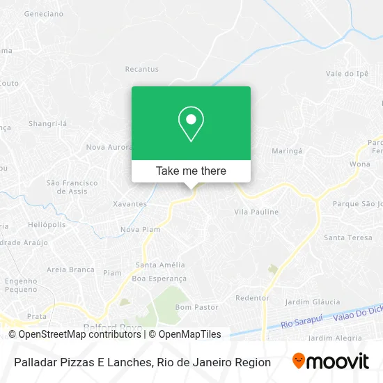 Palladar Pizzas E Lanches map