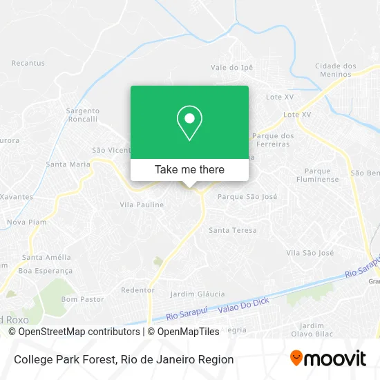 College Park Forest map