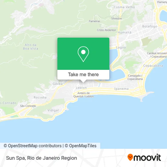 Sun Spa map