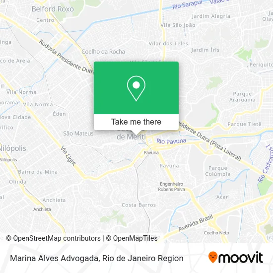 Marina Alves Advogada map
