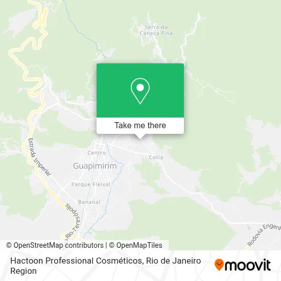 Hactoon Professional Cosméticos map