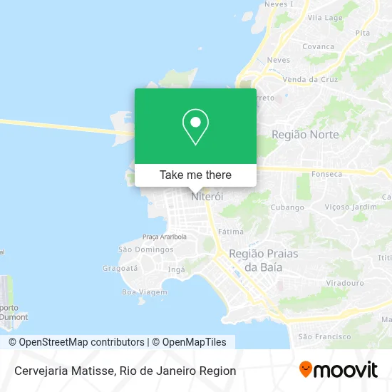 Cervejaria Matisse map