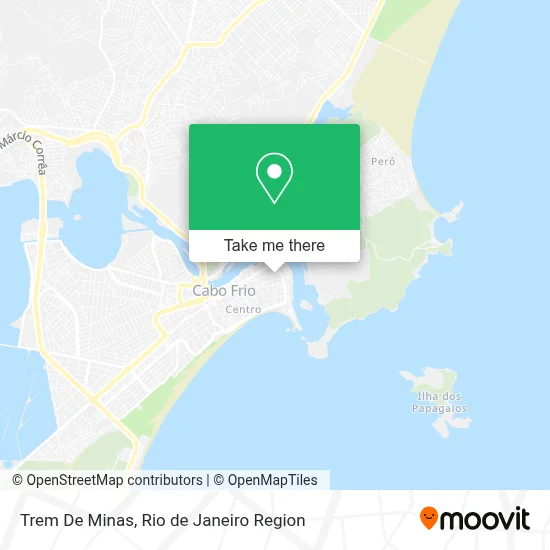 Trem De Minas map