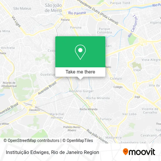 Instituição Edwiges map