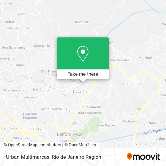 Urban Multimarcas map