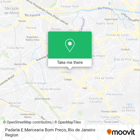 Padaria E Mercearia Bom Preço map
