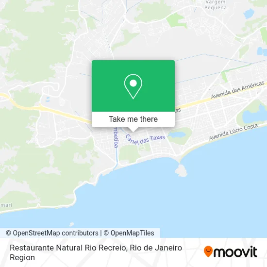 Restaurante Natural Rio Recreio map