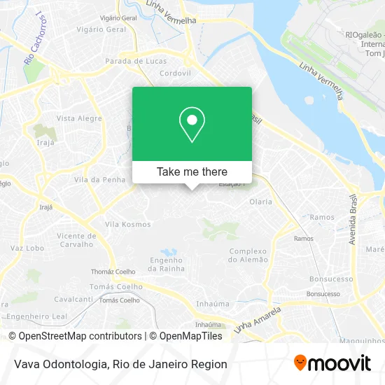 Vava Odontologia map