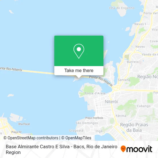 Base Almirante Castro E Silva - Bacs map