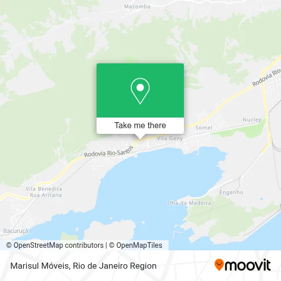 Marisul Móveis map