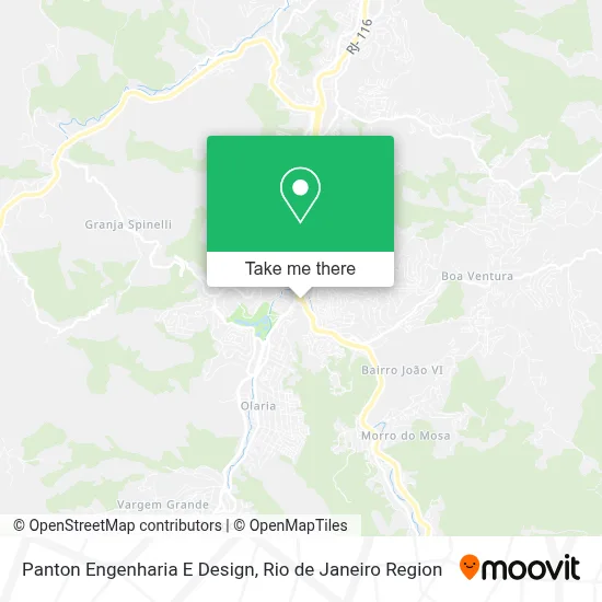 Panton Engenharia E Design map