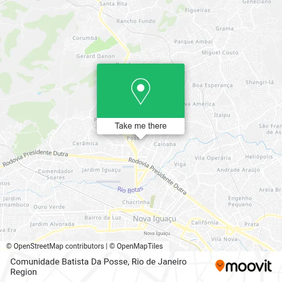 Comunidade Batista Da Posse map
