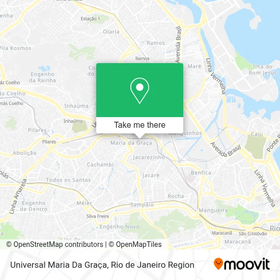 Universal Maria Da Graça map