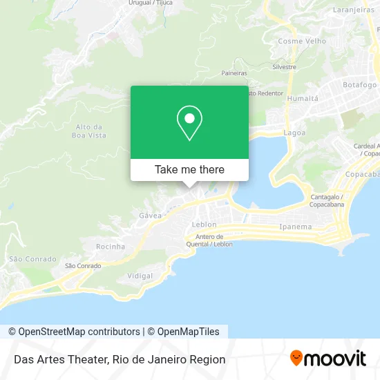 Das Artes Theater map