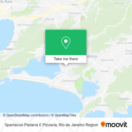 Spartacus Padaria E Pizzaria map