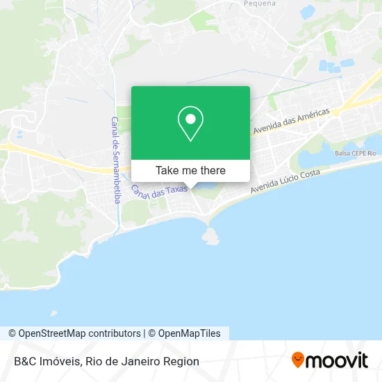 B&C Imóveis map