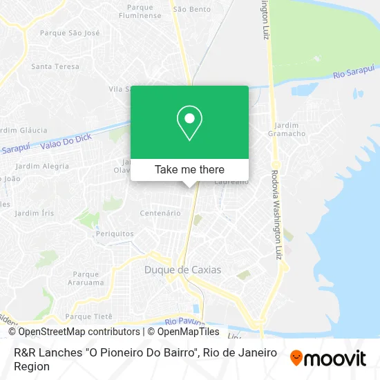 R&R Lanches "O Pioneiro Do Bairro" map