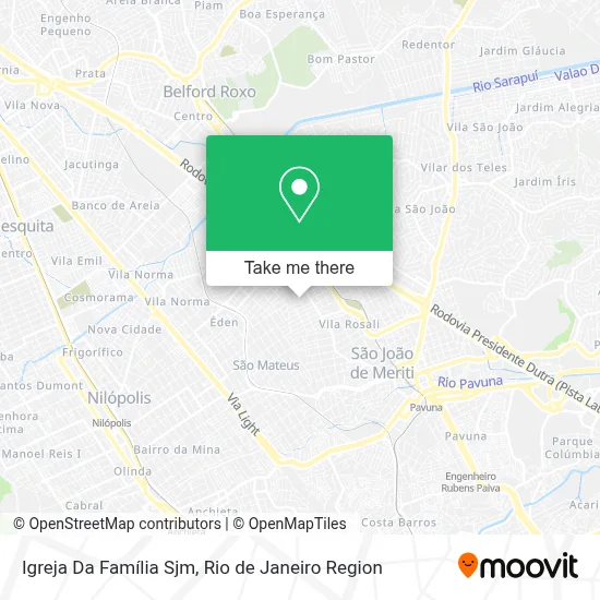 Igreja Da Família Sjm map