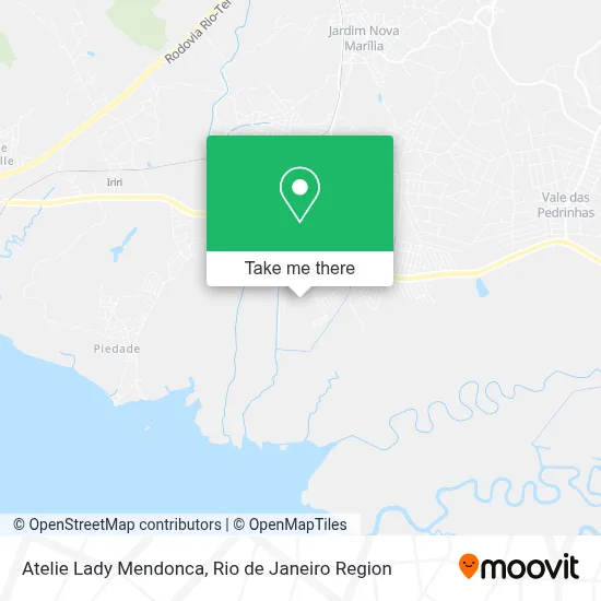 Atelie Lady Mendonca map