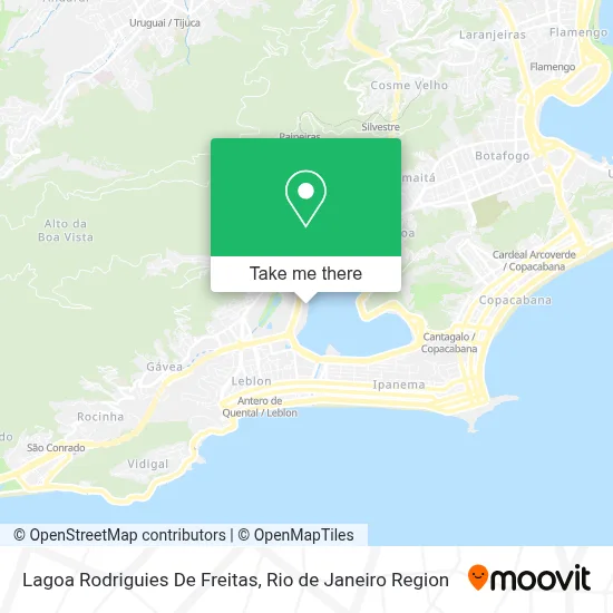 Lagoa Rodriguies De Freitas map