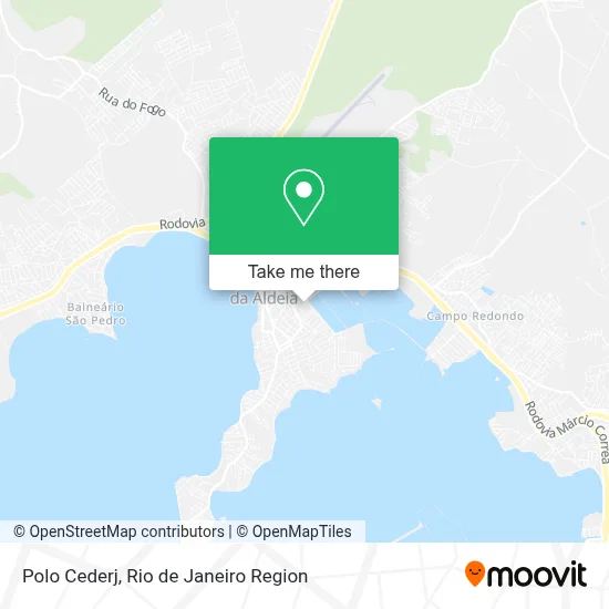 Polo Cederj map