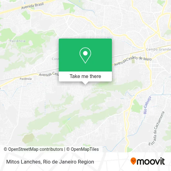 Mitos Lanches map