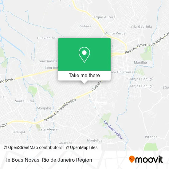 Ie Boas Novas map