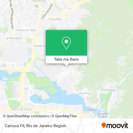 Carioca Fit map