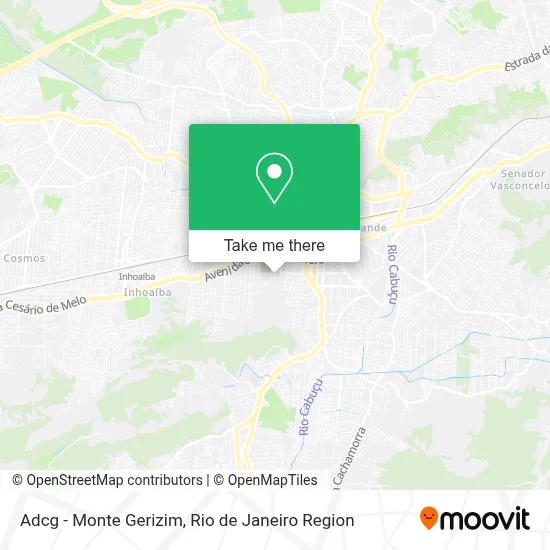 Adcg - Monte Gerizim map