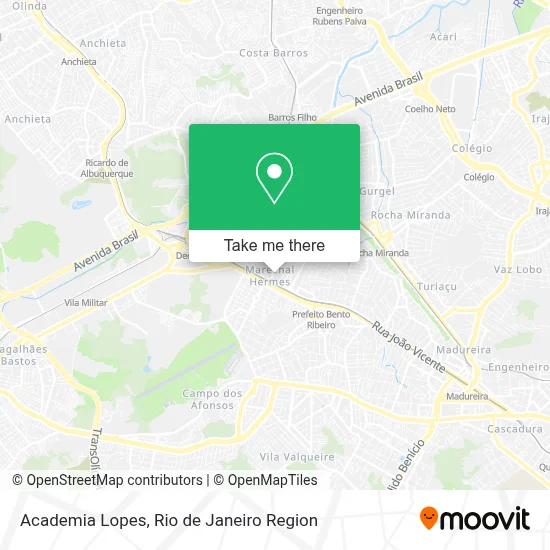 Academia Lopes map