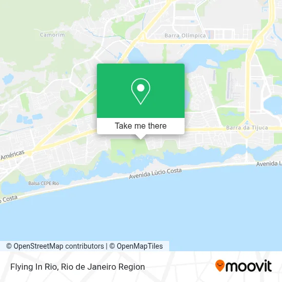 Flying In Rio map