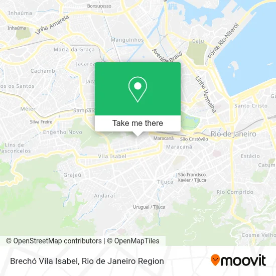 Brechó Vila Isabel map